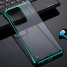For Galaxy S20 Ultra SULADA Borderless Drop-proof Vacuum Plating PC Case(Green) - 1