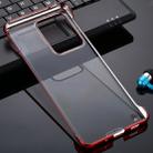 For Galaxy S20 Ultra SULADA Borderless Drop-proof Vacuum Plating PC Case(Red) - 3