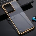 For Galaxy S20 Ultra SULADA Borderless Drop-proof Vacuum Plating PC Case(Gold) - 1