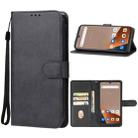 For Blackview BV5200 Pro Leather Phone Case(Black) - 1