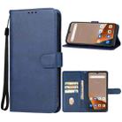 For Blackview BV5200 Pro Leather Phone Case(Blue) - 1