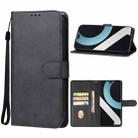 For Xiaomi 13 Lite Leather Phone Case(Black) - 1