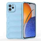 For Huawei nova Y61 Magic Shield TPU + Flannel Phone Case(Light Blue) - 1
