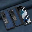 For OPPO Find N Integrated Napa Texture All-inclusive Phone Case(Royal Blue) - 1