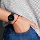 For Huawei Watch Buds/Xiaomi Watch S2 22mm Genuine Leather Watch Band(Black) - 6