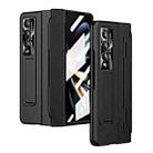 For Samsung Galaxy Z Fold4 Integrated Folding Phone Case with Hinge(Black) - 1