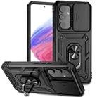 For Samsung Galaxy A54 5G Sliding Camshield Holder Phone Case(Black) - 1