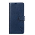 For Galaxy A21 Embossed Happy Cat Pattern Horizontal Flip Leather Case with Holder & Card Slots & Wallet(Blue) - 2