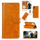 For Galaxy A81 Embossed Happy Cat Pattern Horizontal Flip Leather Case with Holder & Card Slots & Wallet(Yellow) - 1