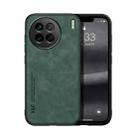 For vivo X90 Skin Feel Magnetic Leather Back Phone Case(Green) - 1