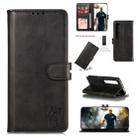 For Xiaomi MI 10 Pro Embossed Happy Cat Pattern Horizontal Flip Leather Case with Holder & Card Slots & Wallet(Black) - 1