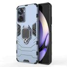For Realme 10 Pro Magnetic Ring Holder PC + TPU Phone Case(Navy Blue) - 1