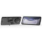 For vivo X90 Pro 5G Magnetic Ring Holder PC + TPU Phone Case(Black) - 3