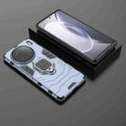 For vivo X90 Pro 5G Magnetic Ring Holder PC + TPU Phone Case(Navy Blue) - 5