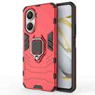 For Huawei nova 10 SE 4G Magnetic Ring Holder PC + TPU Phone Case(Red) - 1