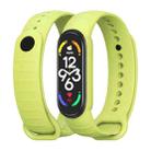 For Xiaomi Mi Band 7 / 6 / 5 MIJOBS Ripple Texture TPU Watch Band(Grass Green) - 1