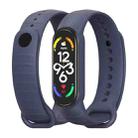 For Xiaomi Mi Band 7 / 6 / 5 MIJOBS Ripple Texture TPU Watch Band(Midnight Blue) - 1