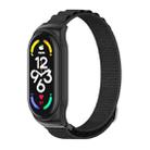 For Xiaomi Mi Band 6 / 5 / 4 / 3 MIJOBS CS Nylon Breathable Watch Band(Black) - 1