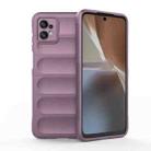 For Motorola Moto G32 Magic Shield TPU + Flannel Phone Case(Purple) - 1