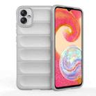 For Samsung Galaxy A04e 4G Magic Shield TPU + Flannel Phone Case(Grey) - 1