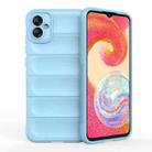 For Samsung Galaxy A04e 4G Magic Shield TPU + Flannel Phone Case(Light Blue) - 1