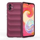 For Samsung Galaxy A04e 4G Magic Shield TPU + Flannel Phone Case(Wine Red) - 1