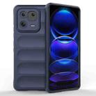For Xiaomi 13 Pro 5G Magic Shield TPU + Flannel Phone Case(Dark Blue) - 1