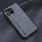 For Huawei nova 8 SE Lamba Skin Feel Leather Back Phone Case with Strap(Blue) - 2