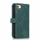 For iPhone SE 2022 / 2020 / 7 / 8 Dream 9-Card Wallet Zipper Bag Leather Phone Case(Green) - 3