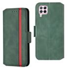 For Huawei P40 Lite Vintage Matte Oil-edge Horizontal Flip Leather Case with Bracket & Card Slots(Green) - 1