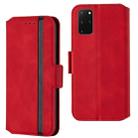 For Galaxy S20+ Vintage Matte Oil-edge Horizontal Flip Leather Case with Bracket & Card Slots(Red) - 1