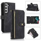 For Samsung Galaxy S23+ 5G Dream 9-Card Wallet Zipper Bag Leather Phone Case(Black) - 1