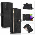 For Samsung Galaxy A52 4G / 5G Dream 9-Card Wallet Zipper Bag Leather Phone Case(Black) - 1