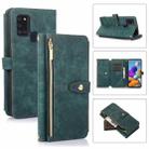 For Samsung Galaxy A21s Dream 9-Card Wallet Zipper Bag Leather Phone Case(Green) - 1