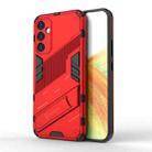 For Samsung Galaxy A34 5G Punk Armor 2 in 1 PC + TPU Phone Case(Red) - 1