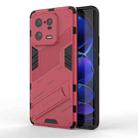 For Xiaomi 13 Pro Punk Armor 2 in 1 PC + TPU Phone Case(Light Red) - 1