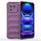 For Xiaomi 13 Magic Shield TPU + Flannel Phone Case(Purple) - 1