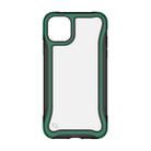 For iPhone 11 Pro Max Blade Series Transparent AcrylicProtective Case(Dark Green) - 2