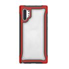 For Galaxy Note10+ Blade Series Transparent AcrylicProtective Case(Red) - 1