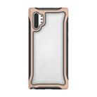 For Galaxy Note10+ Blade Series Transparent AcrylicProtective Case(Gold) - 1