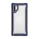 For Galaxy Note10+ Blade Series Transparent AcrylicProtective Case(Navy Blue) - 1