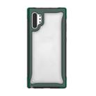 For Galaxy Note10+ Blade Series Transparent AcrylicProtective Case(Dark Green) - 1