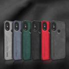 For Xiaomi Mi 8 SE Lamba Skin Feel Leather Back Phone Case with Strap(Dark Grey) - 2
