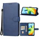 For Xiaomi Poco C50 Leather Phone Case(Blue) - 1