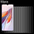 For Xiaomi Redmi 12C / Xiaomi Poco C55 50pcs 0.26mm 9H 2.5D Tempered Glass Film - 1