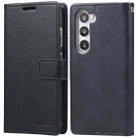 For Samsung Galaxy S23 5G GOOSPERY BLUE MOON Crazy Horse Texture Leather Phone Case(Navy Blue) - 1