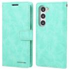 For Samsung Galaxy S23 5G GOOSPERY BLUE MOON Crazy Horse Texture Leather Phone Case(Mint Green) - 1