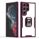 For Samsung Galaxy A14 5G Armor Shockproof Magnetic Ring Phone Case(Red) - 1