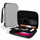 Multifunctional Double-Layer EVA Hard Case Storage Bag For 9.7-11 inch Tablet(Grey) - 1