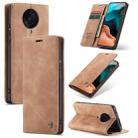 For Xiaomi Redmi K30 Pro CaseMe-013 Multifunctional Horizontal Flip Leather Case with Card Slot & Holder & Wallet(Brown) - 1